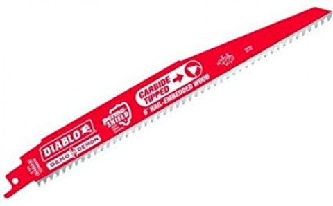 Diablo 9 in. x 6/9 Teeth per in. Demo Demon Reciprocating Saw Blade for Nail Embedded Wood (3-PACK)  ** CALL STORE FOR AVAILABILITY AND TO PLACE ORDER **